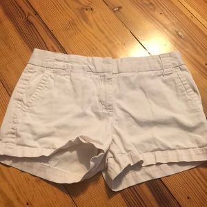 Light pink j crew chino shorts